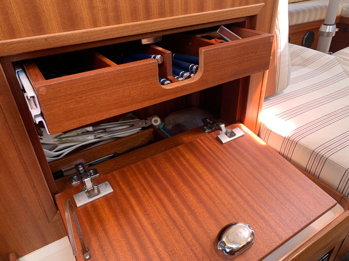 Decksalon Segelyacht Vilm 41 DS Sailing World Yachtmakler Heiligenhafen 56