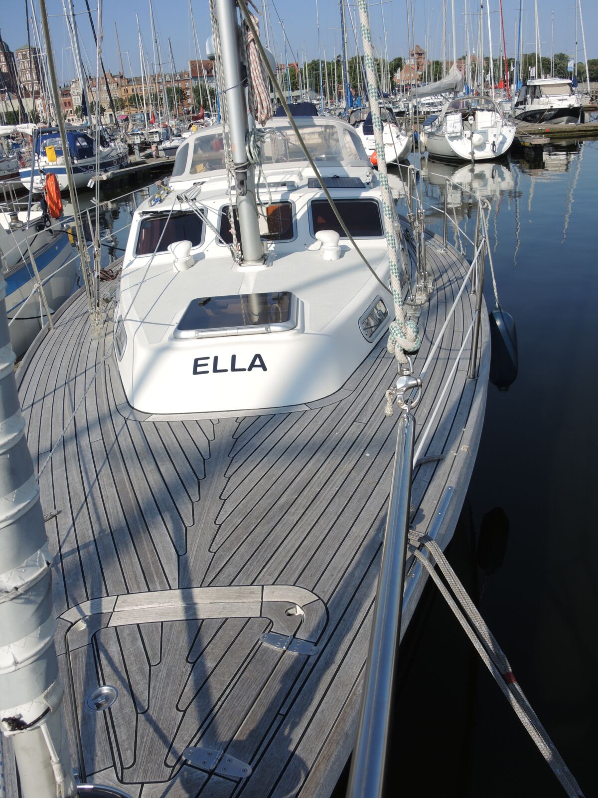 Deck Salon Segelyacht Nordship 35 DS Sailing World Yachtbrokers Heiligenhafen3