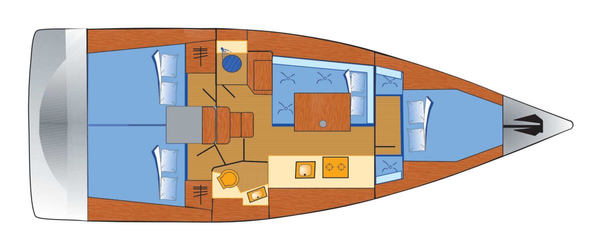 Sailing Yacht Beneteau Oceanis 38 - 17