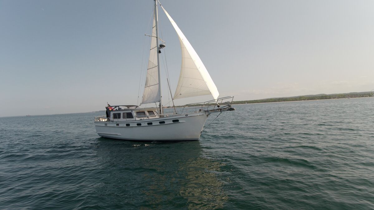 Motorsailer Island Trader 40 Sailing World Yachtbrokers Heiligenhafen 1